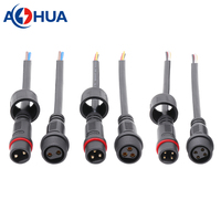 Câble de rallonge pour lumière LED Connecteur électrique étanche IP65 M16 4pin