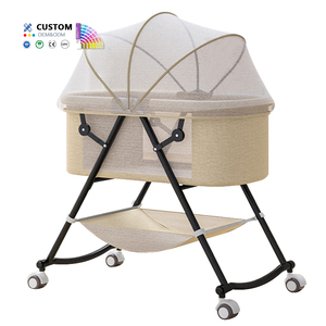 <span class=keywords><strong>Lit</strong></span> bébé réglable en hauteur avec technique matelassée pour des soins nocturnes pratiques, adapté à toutes les étapes <span class=keywords><strong>de</strong></span> croissance, ensemble <span class=keywords><strong>de</strong></span> literie pour enfants et bébés - Product Image 1