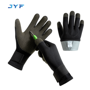 JYF Marka Yüksek Kalite Toptan Kapsamlı Koruma Dalış Ekipmanları 3MM 5MM Kevlar Eldivenler Dalış - Product Image 2