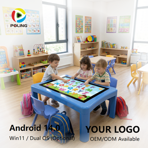 Mesa de Estudio Inteligente Multifuncional con Pantalla Táctil para Juegos, con Pantalla Protectora para la Vista, para Entretenimiento Infantil en el Hogar y Uso Comercial - Product Image 1