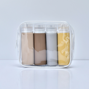 Envases <span class=keywords><strong>de</strong></span> Viaje <span class=keywords><strong>de</strong></span> <span class=keywords><strong>Silicona</strong></span> y PP a Prueba <span class=keywords><strong>de</strong></span> Fugas, 100 ml, Botellas <span class=keywords><strong>de</strong></span> Viaje <span class=keywords><strong>de</strong></span> Plástico Reutilizables para Champú y Acondicionador - Product Image 5