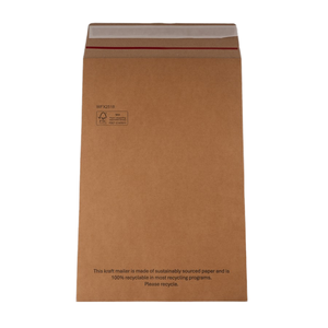 Usine personnalisée A3 <span class=keywords><strong>A4</strong></span> 12x15 <span class=keywords><strong>dos</strong></span> auto-joint pli rigide <span class=keywords><strong>enveloppe</strong></span> Kraft carton d'expédition expédition rester plat enveloppes d'emballage - Product Image 1