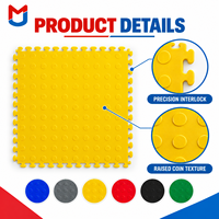 Dalles de sol en PVC modulaires rigides antidérapantes pour atelier, garage, entrepôt industriel, tapis de sol en PVC pour parking
