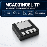 NK MCA031N06L-TP 60V 30A PDFN3.3x3.3-8L Transistor de puissance SMD à faible Rds(on) pour conversion DC/DC, commande de moteur et alimentation d'éclairage LED