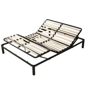 hot sale folding bed for bedroom furniture Smart adjustable Slatted Beds frame with Wireless control Double bed