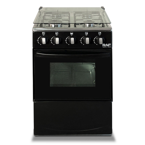 Cuisinière à <span class=keywords><strong>Gaz</strong></span> RAF Quatre Feux avec Four Intégré, Boutons Poussoirs GPL, pour Cuisine Domestique avec <span class=keywords><strong>Couvercle</strong></span> en Verre - Product Image 4