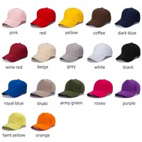 Aangepaste 5-delige Set Van Katoen Baseballpet Met Geborduurd Logo Aangepaste Hoed Logo Effen Kleur Baseballpet Maatwerk