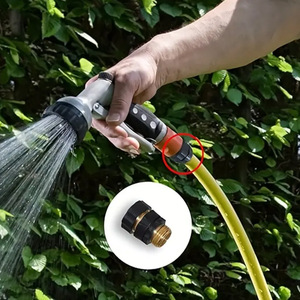 Garden <b>Quick</b> <b>Connector</b> 3/4 Inch Brass Male For Irrigation Hose Connection - Product Image 5