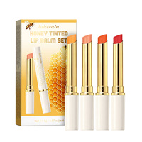 Nouveau Rouge à Lèvres Hydratant Longue Durée Lakerain aux Teintes Rose Nude et Noir, Ensemble de Baumes à Lèvres Roses