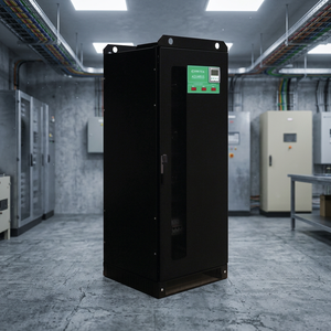 Aquarius ตัวปรับแรงดันไฟฟ้าบวก30-60kVA ทองแดงสามเฟสเอาท์พุท220V ความถี่50Hz พร้อมจอแสดงผล LCD ± 15% - Product Image 2