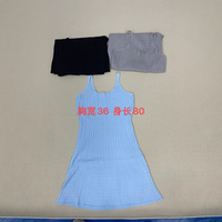 Robe nuisette élégante transfrontalière à col en U, coupe ajustée, couleur unie, longueur midi, nouvelle collection été, style trapèze, taille cintrée, en Spandex/Coton