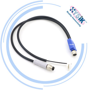 ตัวแยกสายเคเบิลแบบ Y รุ่น M8 พร้อมขั้วต่อแบบขึ้นรูปสำหรับการจ่ายไฟ - Product Image 5