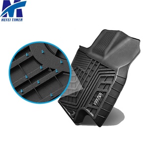 Tapis de sol de voiture en TPE, 4 pièces, moulage par injection, LHD RHD, pour <span class=keywords><strong>Hyundai</strong></span> <span class=keywords><strong>Santa</strong></span> <span class=keywords><strong>Fe</strong></span> (5 places) 2019 2020 2021, accessoires de tapis de voiture 2022 - Product Image 4
