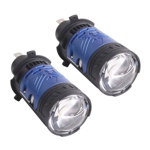 Sanvi New Mini <b>H4</b> New Arrival Auto Lamp 65w 5500k Car <b>H4</b> Mini Led Projector Lens Headlights - Product Image 1