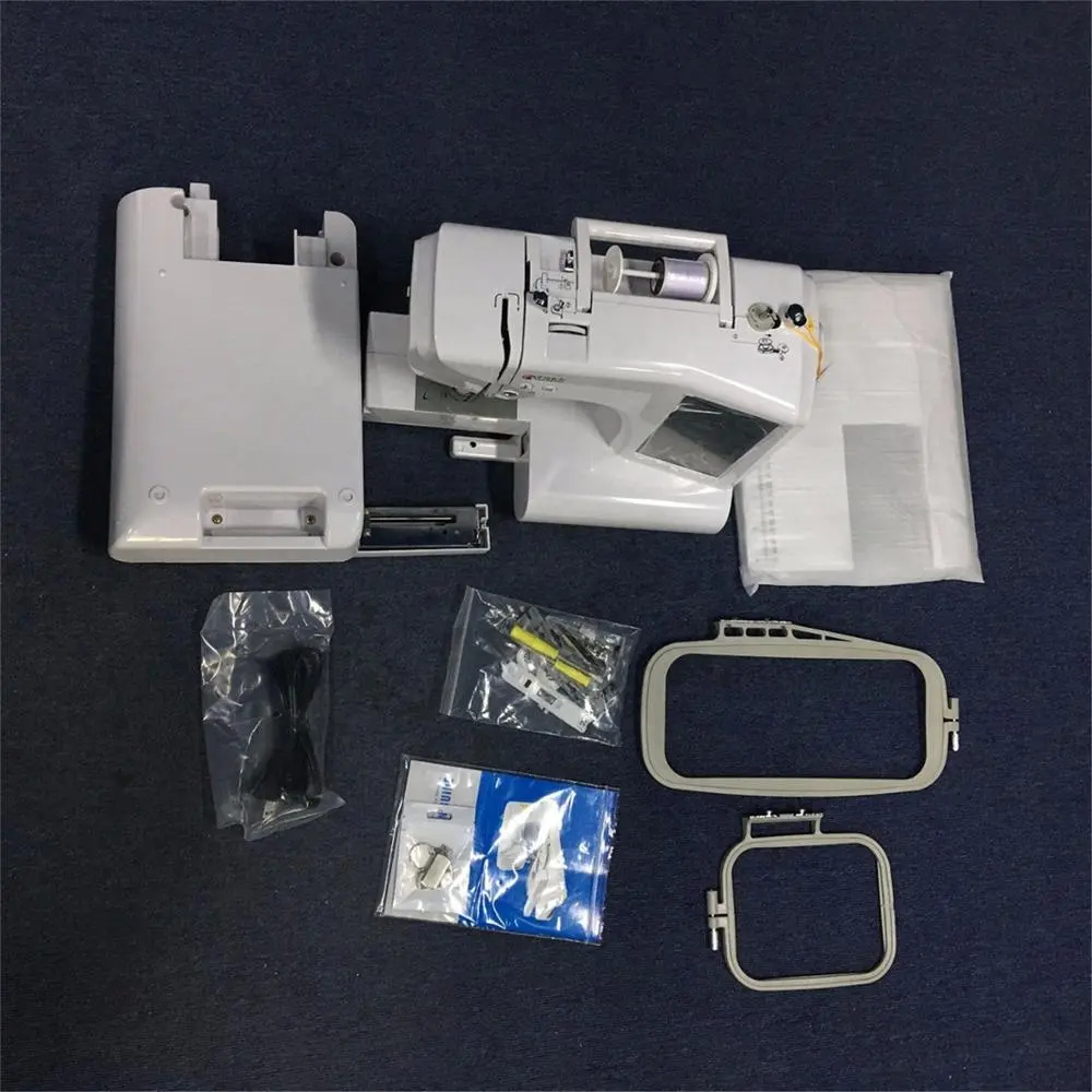 WONYO ES5 Computerized Home Domestic Embroidery Machine Price In India Sewing Embroidery Machine includes shipping cost