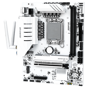 لوحة أم JGINYUE B760M-K WIFI من نوع <span class=keywords><strong>M</strong></span>-ATX تدعم ARGB ومقبس LGA1700 لمعالجات Core من الجيل 12/13/14 I5/i7 وذاكرة RAM مزدوجة القناة DDR4 - Product Image 6
