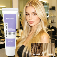 Produits de coloration capillaire OEM/ODM : Crème éclaircissante blanchissante rapide, couvrante, permanente, à base de plantes, biologique, avec protection de la couleur