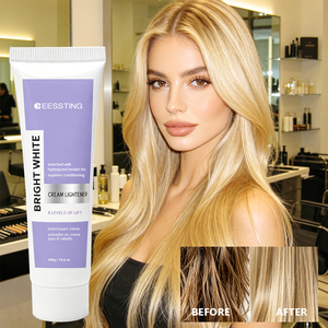 Produits de coloration capillaire OEM/ODM : Crème éclaircissante blanchissante rapide, couvrante, permanente, à base de plantes, biologique, avec protection de la couleur - Product Image 1