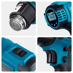 <span class=keywords><strong>Pistola</strong></span> termo de pegamento portátil de cera de sellado de 18V, herramientas de <span class=keywords><strong>pistola</strong></span> de calor inalámbricas de aire caliente recargables de 1200W - Product Image 3
