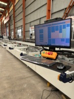Centro de Procesamiento de Perfiles de Aluminio CNC, Máquina de Corte, Fresado y Perforación Automática de 5 Ejes para la Fabricación de Ventanas y Puertas