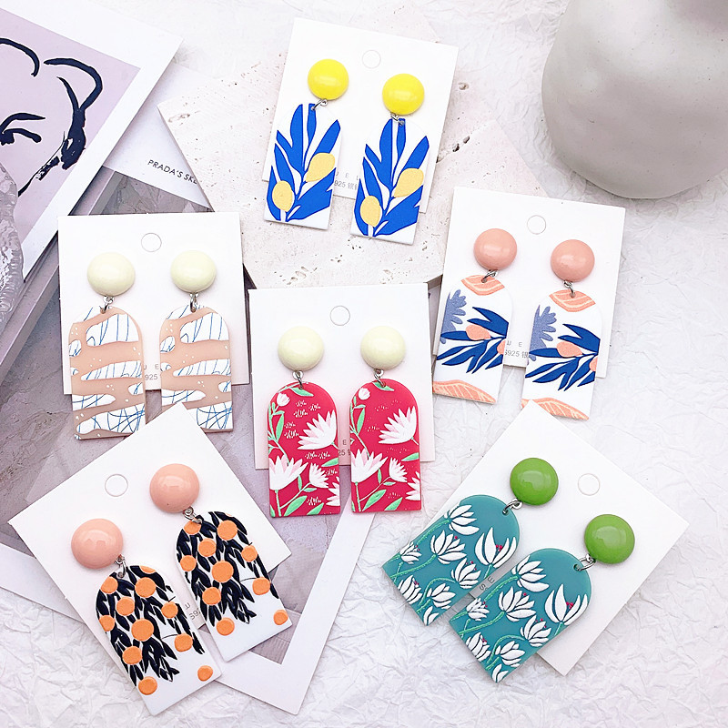 Acrylic Earrings Animal Hummingbird Pigeon Eagle