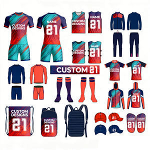 ชุดฟุตบอลแบบกำหนดเองพร้อมใบรับรอง CE ชุดฟุตบอลครบชุด ชุดยูนิฟอร์มฟุตบอล ชุดฟุตบอลเยาวชน ชุดกีฬาฟุตบอล ชุดฟุตบอล Ropa De Futbol - Product Image 1