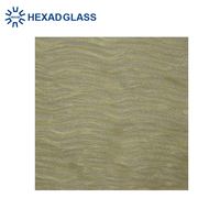 Verre décoratif filaire en maille de soie stratifiée de décoration de sécurité trempé clair de 10mm