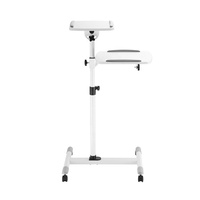 Support universel flexible en bois réglable en hauteur pour ordinateur portable et chariot de projection