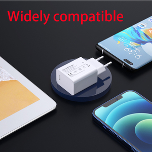 อะแดปเตอร์แปลงไฟฟ้า lvxiangyuan AC DC PD 20 W USB C 100-240V 20 wts พร้อมปลั๊ก EU ป้องกัน OTP CE ROHS - Product Image 4