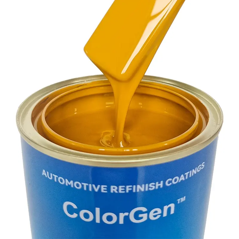 Arabalar boyalar oto tamir kaplama otomotiv boyası malzemeleri 1k akrilik metalik araba oto boya