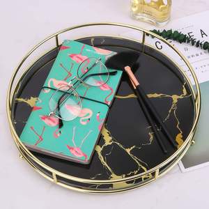 <span class=keywords><strong>2023</strong></span> nouveau design style européen antique plateau de service en métal antique plateaux en miroir antiques affichage pour la maison décorative - Product Image 2