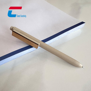 Stylo intelligent en fibre de bambou écologique avec logo gravé au laser Stylos Nfc en bois Stylo à bille - Product Image 2