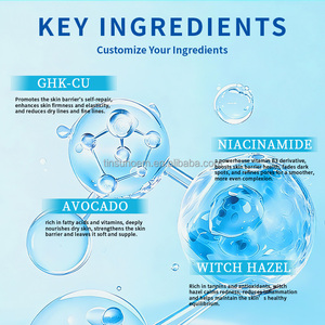 Crème hydratante anti-âge réparatrice éclaircissante pour le visage EKBER avec logo personnalisé, peptide de cuivre bleu GHK-<span class=keywords><strong>Cu</strong></span> <span class=keywords><strong>Snap</strong></span>-8 - Product Image 4