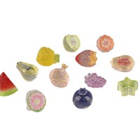 Simulasi Lanskap Mikro Buah Transparansi Tinggi Semangka Stroberi Blueberry Dekorasi DIY Aksesoris Buah Ornamen