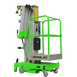 Plateforme élévatrice télescopique <span class=keywords><strong>mobile</strong></span> hydraulique en aluminium Faster Lift 10m 16m 18m 20m pour ateliers de réparation de machines - Product Image 6