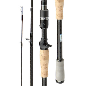 Caña de Pescar de 6m MH de Acción Extra Rápida, Fibra de Carbono Cruzada, Alta Sensibilidad, para Pesca de Lubina - Product Image 5