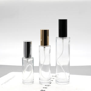 Flacons de recharge de parfum en verre blanc cristal en gros (100 ml) Flacons vaporisateurs de 30 ml Flacons cosmétiques vides à bouchon à vis Emballage en boîte - Product Image 1