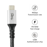 Câble de charge rapide PD 100W, synchronisation des données, coque en aluminium, durable, haute vitesse, compatible avec les téléphones portables, les ordinateurs portables et les tablettes