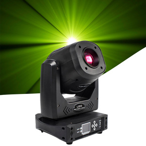 Shehds 6 lăng kính gobo 100 Watts Trắng <span class=keywords><strong>LED</strong></span> chùm tại chỗ <span class=keywords><strong>mini</strong></span> di chuyển đầu ánh sáng 100 W buổi hòa nhạc Đèn sân khấu - Product Image 1