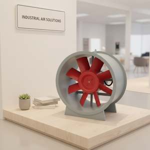 Ventilateur axial à haut rendement énergétique, faible bruit, haute température, pales en fonte, <span class=keywords><strong>double</strong></span> roulement à billes, pour <span class=keywords><strong>ventilation</strong></span> de serre, électrique, OEM - Product Image 1
