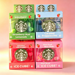 Nuevo NeeDoh Café Drink Ice Cube Squishy Dreamy Candy Swirl Maltose Juguete Antiestrés de Rebote Lento para Aliviar el Estrés, Regalo para Niños, Venta al por Mayor - Product Image 1