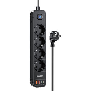 Prise de bureau multifonction KAKUSIGA KSC-1257 à 4 ports, ignifuge, prix usine (EU/<span class=keywords><strong>GER</strong></span>) - Product Image 1