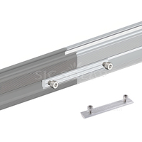 Aksesoris Pemasangan Panel Surya Aluminium Sistem PV Surya, Kit Sambungan Profil, Konektor Rel Surya