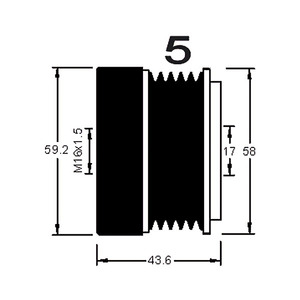 Dispositivo a Ruota Libera per Alternatore Compatibile con OPEL ZAFIRA A 1.8 16V (F75) Benzina (KW: 92, CV: 125) dal 09-2000 - Product Image 3