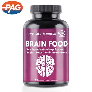 PAG Oem תוסף ויטמין <span class=keywords><strong>B</strong></span> KSM 66 אורגני Ashwagandha מוח מזון בריאות מזון Ashwagandha Gummies מוח מזון Gummy - Product Image 2