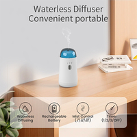 Diffuseur de parfum d'huile essentielle de voiture ultrasonique de lumière de 7 couleurs portatives
