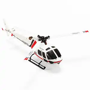 迷你模拟器AS350直升机RTF 2.4G 6CH 3D 6g模式无刷电机遥控四轴飞行器无人机男孩玩具