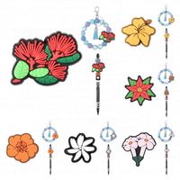 Nouvelles perles et éléments décoratifs en PVC de créateur, populaires pour la fabrication de breloques de stylos, ainsi que d'autres perles en vrac et éléments décoratifs pour artistes.