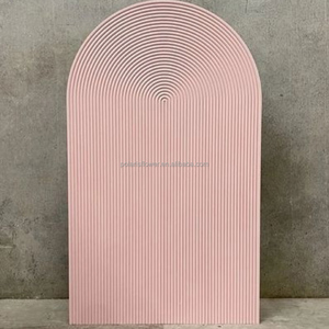 Fabrika satış pembe renk parti zemin nane düz Panel kemer duvar ahşap zemin - Product Image 1