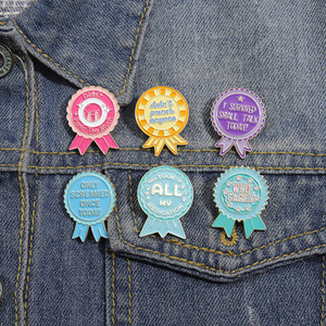 Factory Wholesale Lacquerware Motivational Medal Badge Maker Souvenir Brooch Metal Craft for Hat and Clothing Decoration